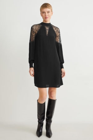 C&A A-line Jurken Dames Zwart | 5639AKFPU