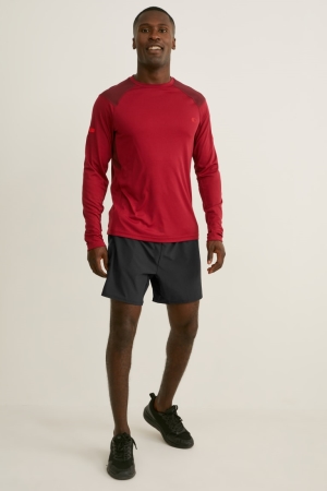 C&A Active Flex Lycra® Korte Broek Heren Zwart | 8509TDOXS