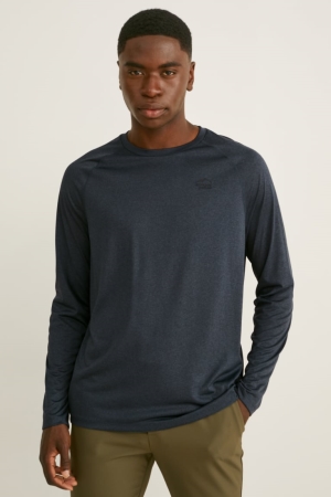 C&A Active T-shirts Heren Donkergrijs | 5817ZRAUE