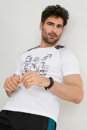 C&A Active T-shirts Heren Wit | 2594YZGLM