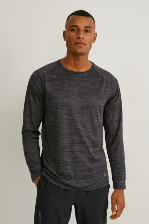C&A Active Topjes Heren Grijs Zwart | 1347CRQOK