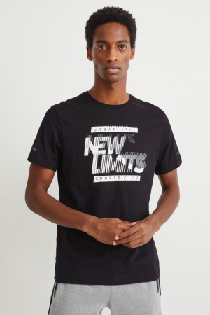 C&A Active Topjes Heren Zwart | 5314MGEVC