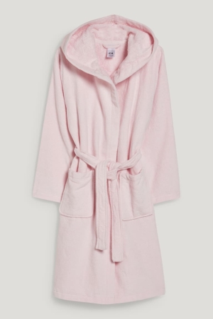 C&A Bathrobe With Hood Zwemkleding Meisjes Roze | 8046JAKSH