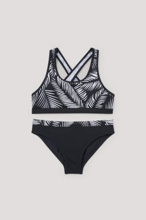 C&A Bikini Lycra® Xtra Life™ 2 Piece Zwemkleding Meisjes Zwart | 6732JZQOR