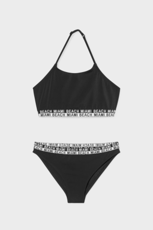 C&A Bikini Zwemkleding Meisjes Zwart | 0843NOCDJ