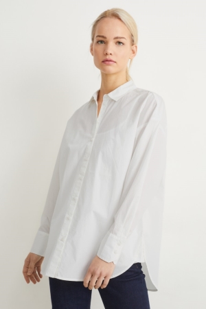 C&A Blouse Dames Wit | 4163JKBML
