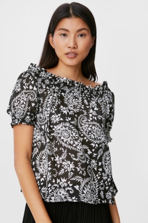 C&A Blouse Dames Zwart | 2568LQMZI