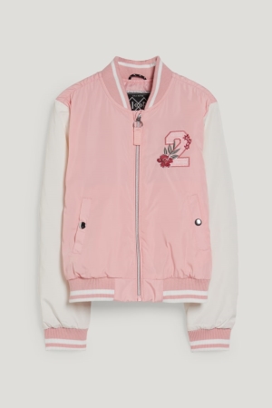 C&A Bomber Jassen Meisjes Roze | 5427BOUJF