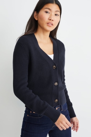 C&A Cardigan Dames Donkerblauw | 1534BYQKT