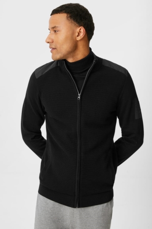 C&A Cardigan Heren Zwart | 6823GXOAT