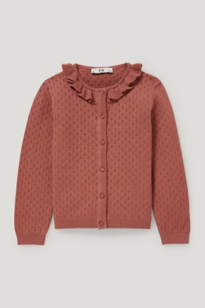 C&A Cardigan Meisjes Bruin | 9327MGUTQ