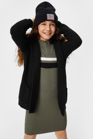 C&A Cardigan Meisjes Zwart | 4935WYCXO