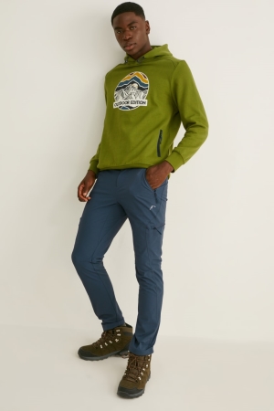 C&A Cargo Lycra® Broek Heren Turquoise | 7832WIOUG