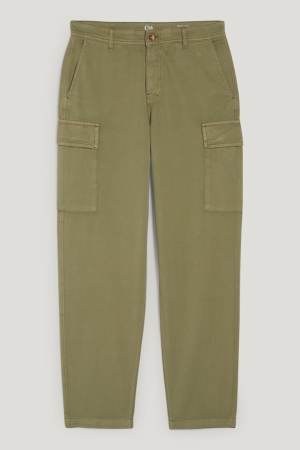 C&A Cargo Relaxed Fit Gold Level Cradle To Cradle™ Certified Broek Heren Groen | 4302VNLDZ