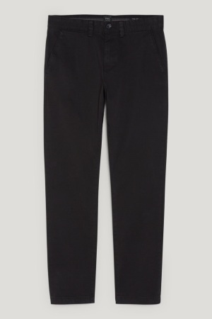 C&A Chinos Slim Fit Flex Lycra® Broek Heren Zwart | 5612UTIPJ