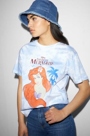 C&A ClockhouseAriel T-shirts Dames Lichtblauw | 2943OWMSN