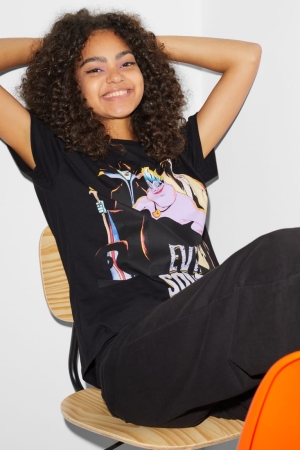 C&A ClockhouseDisney T-shirts Dames Zwart | 2863CEITP