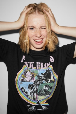 C&A ClockhousePink Floyd T-shirts Dames Zwart | 7093CNDVT
