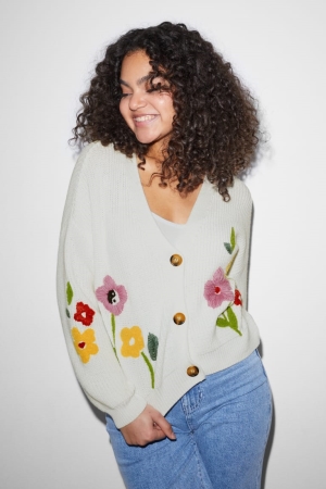 C&A Clockhouse Cardigan Dames Wit | 2605COJYN