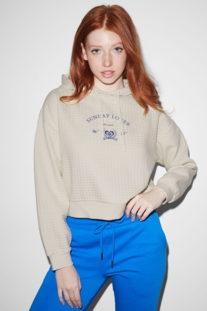 C&A Clockhouse Hoodie Dames Wit | 7591ZGPQX