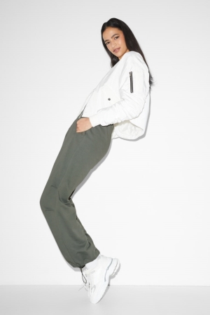 C&A Clockhouse Joggers Broek Dames Groen | 7329GNCHE