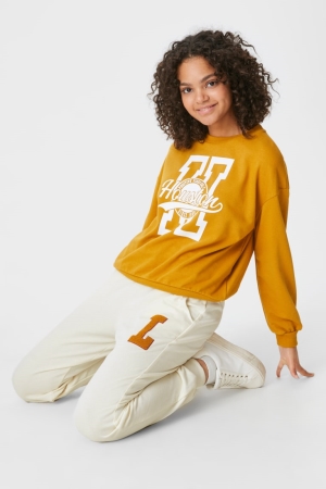 C&A Clockhouse Joggers Broek Dames Wit | 2078BSCAJ