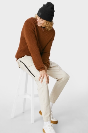 C&A Clockhouse Jumpers Heren Bruin | 8965COZUX