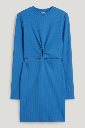 C&A Clockhouse Jurken Dames Blauw | 3645QAHMP
