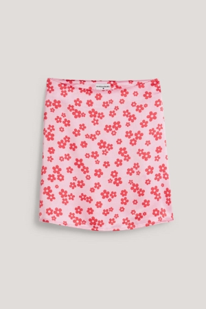C&A Clockhouse Mini Floral Rokken Dames Roze | 1654WDHKA
