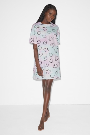C&A Clockhouse NightPatterned Nachtkleding Dames Multicoloured | 2096SGODR