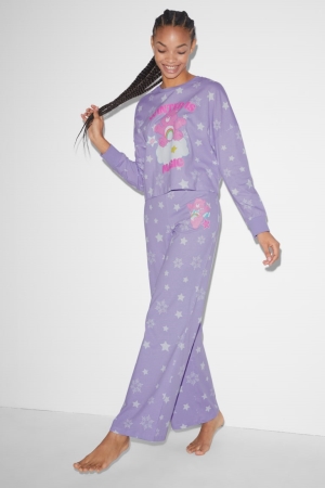 C&A Clockhouse Pyjama Bottoms Care Bears Nachtkleding Dames Paars | 6529ULHRS