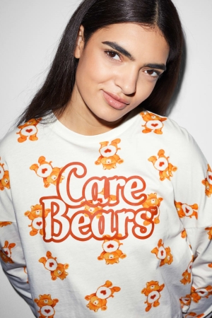C&A Clockhouse Pyjama Care Bears Hoodie Dames Wit | 1754TPOKQ