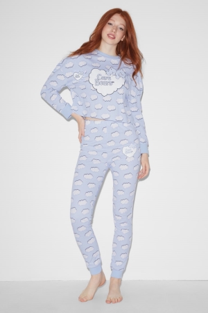 C&A Clockhouse Pyjama Care Bears Nachtkleding Dames Lichtblauw | 5102DRZOL