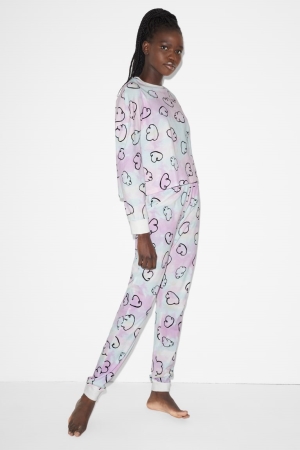 C&A Clockhouse Pyjama Patterned Nachtkleding Dames Multicoloured | 2078URZYL