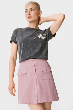 C&A Clockhouse Rokken Dames Roze | 6175HFTRP