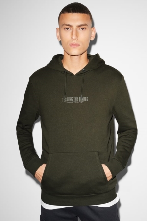C&A Clockhouse Sweatshirts Heren Donkergroen | 0274DZFVR
