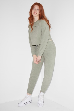 C&A Clockhouse Terry Cloth Joggers Broek Dames Mintgroen Groen | 5279BOMJY