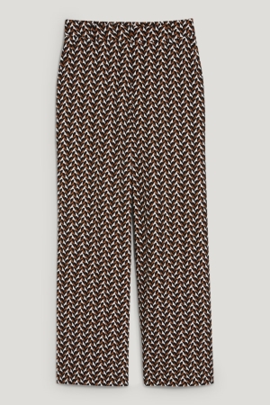 C&A Cloth High Taille Palazzo With Lenzing™ Ecovero™ Broek Dames Bruin | 8053WMRID