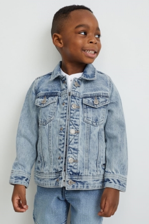 C&A Denim Jassen Meisjes Blauw Lichtblauw | 2468TJCVA