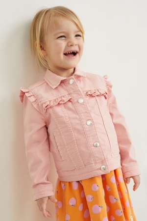 C&A Denim Jassen Meisjes Roze | 1937WEZYT