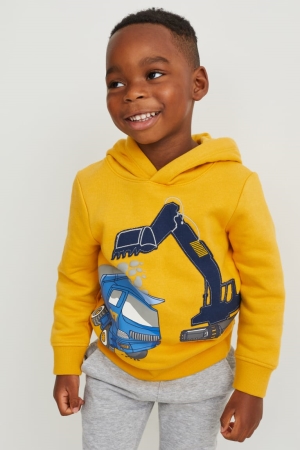C&A Digger Hoodie Meisjes Geel | 4321BINPA