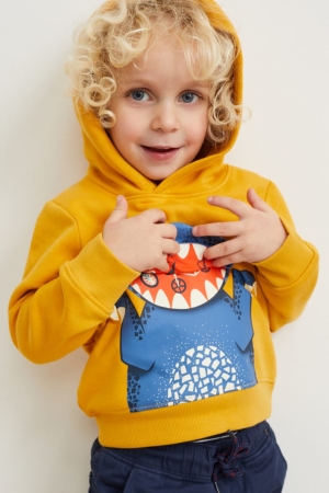 C&A Dinosaur Hoodie Meisjes Lichtoranje | 0139GKAXL