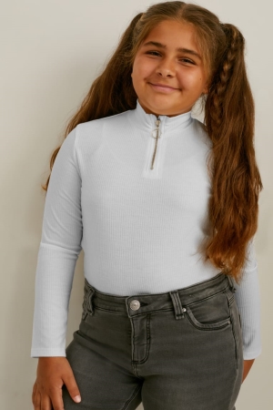 C&A Extended Sizes Multipack Of 2 Long Sleeve Topjes Meisjes Zwart | 9425TPKQR