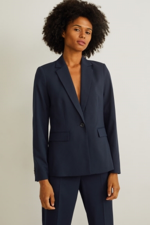 C&A Fitted Recycled Blazer Dames Donkerblauw | 4056FXJHD