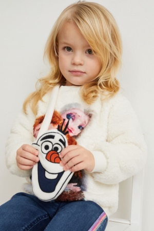 C&A Frozen Set And Bag Recycled Sweatshirts Meisjes Wit | 2149FHICR