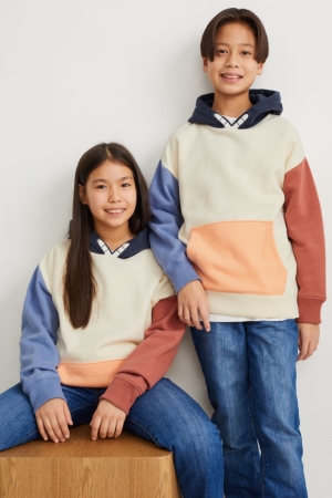 C&A Genderneutral Recycled Hoodie Meisjes Wit | 1593VOSJG