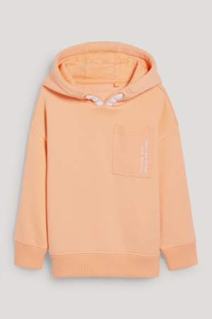 C&A Genderneutral Recycled Hoodie Meisjes Lichtoranje | 2476ROMBU