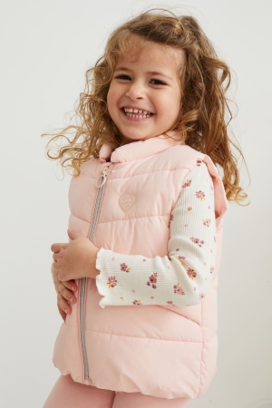 C&A Gewatteerd Gilet Recycled Jassen Meisjes Roze | 9123CDUXI