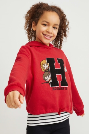 C&A Harry Potter Hoodie Meisjes Rood | 8643GDMSR