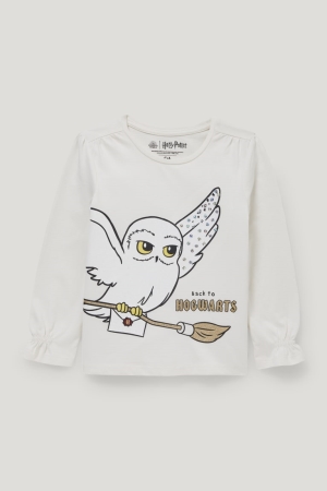 C&A Harry Potter Long Sleeve Topjes Meisjes Wit | 1904FXQDI